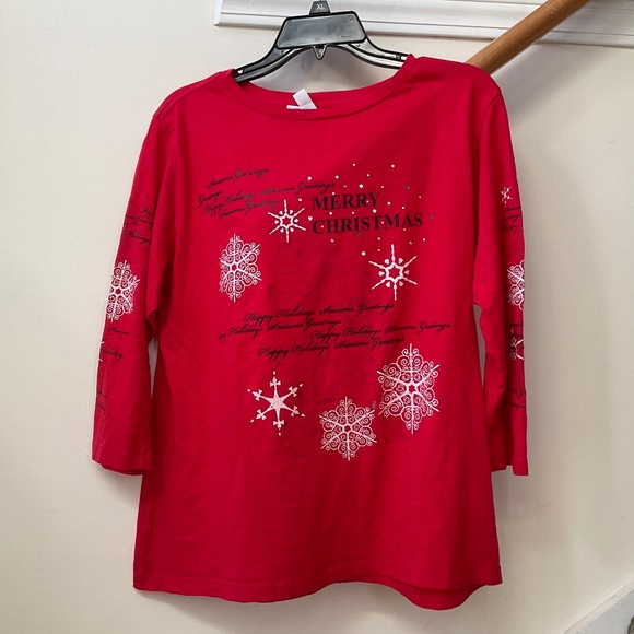 size XL, bust up to 42” inches, holidays and Christmas shirt, USA 🇺🇸 made, new - Picture 11 of 11
